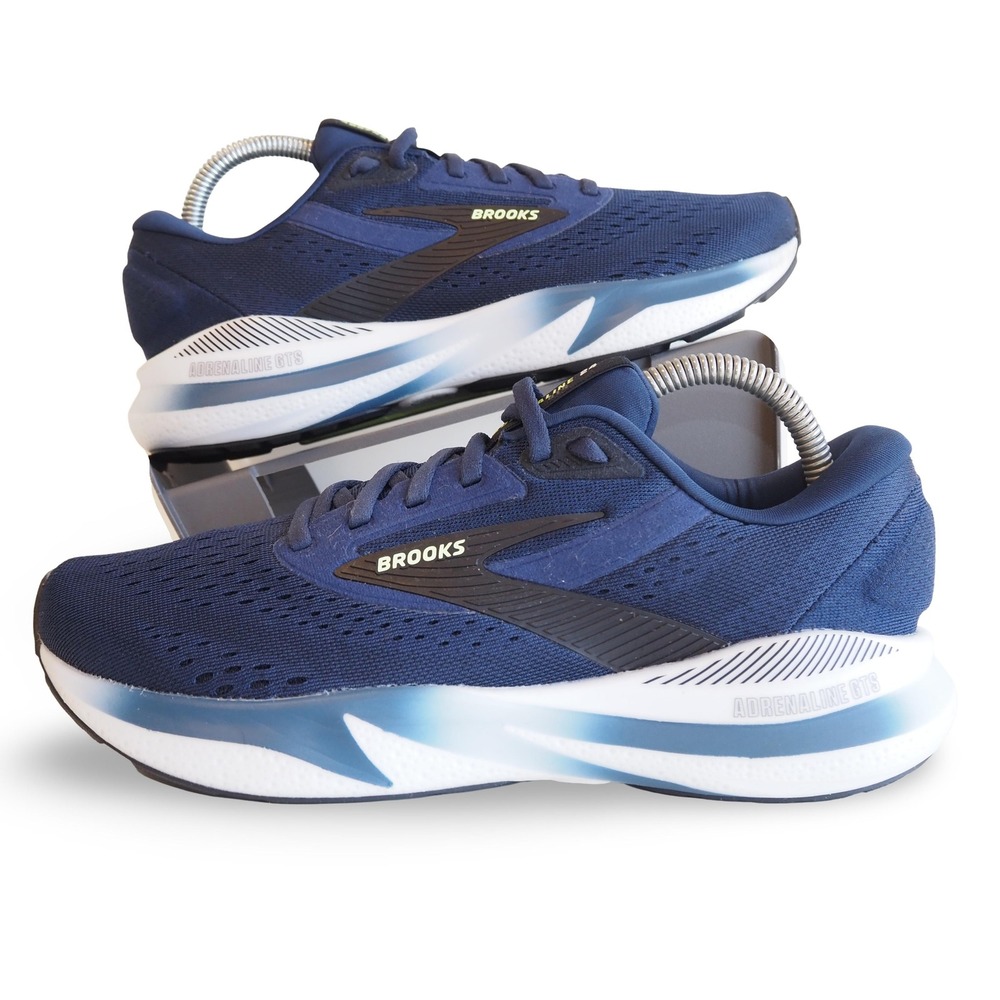Brooks Adrenaline GTS 24 Running Shoes Men's 7.5 Women's 9 Navy 1104371D423